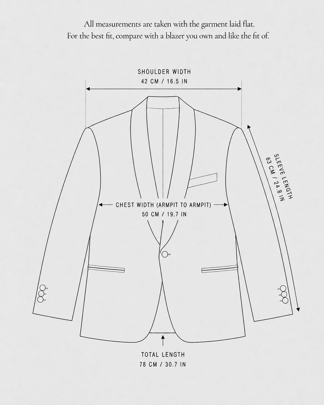 VINTAGE WOOL TUXEDO JACKET (FITS S)