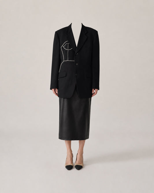 CORNELIANI MERINO WOOL BLAZER (FITS S-L)
