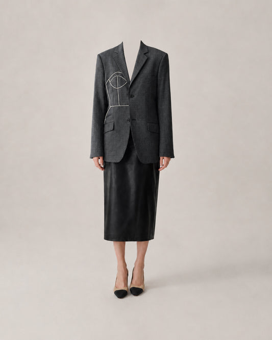 PURE WOOL BLAZER (FITS XS-S)