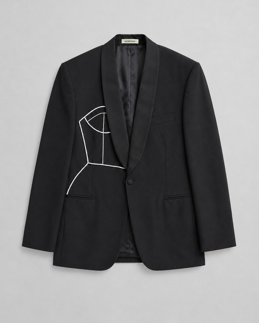 WOOL TUXEDO JACKET (FITS S-L)