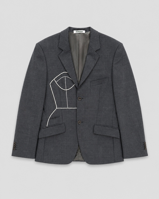 PURE WOOL BLAZER (FITS XS-S)