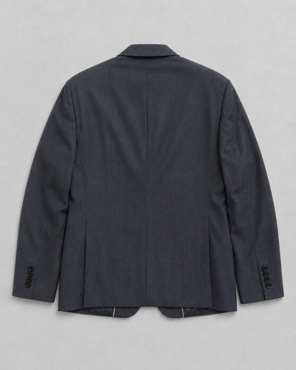 GRAY WOOL BLAZER (FITS S-M)