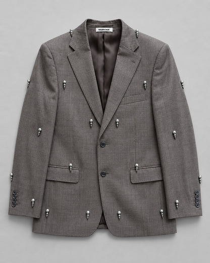 WOOL-SILK BLAZER (FITS S-XL)