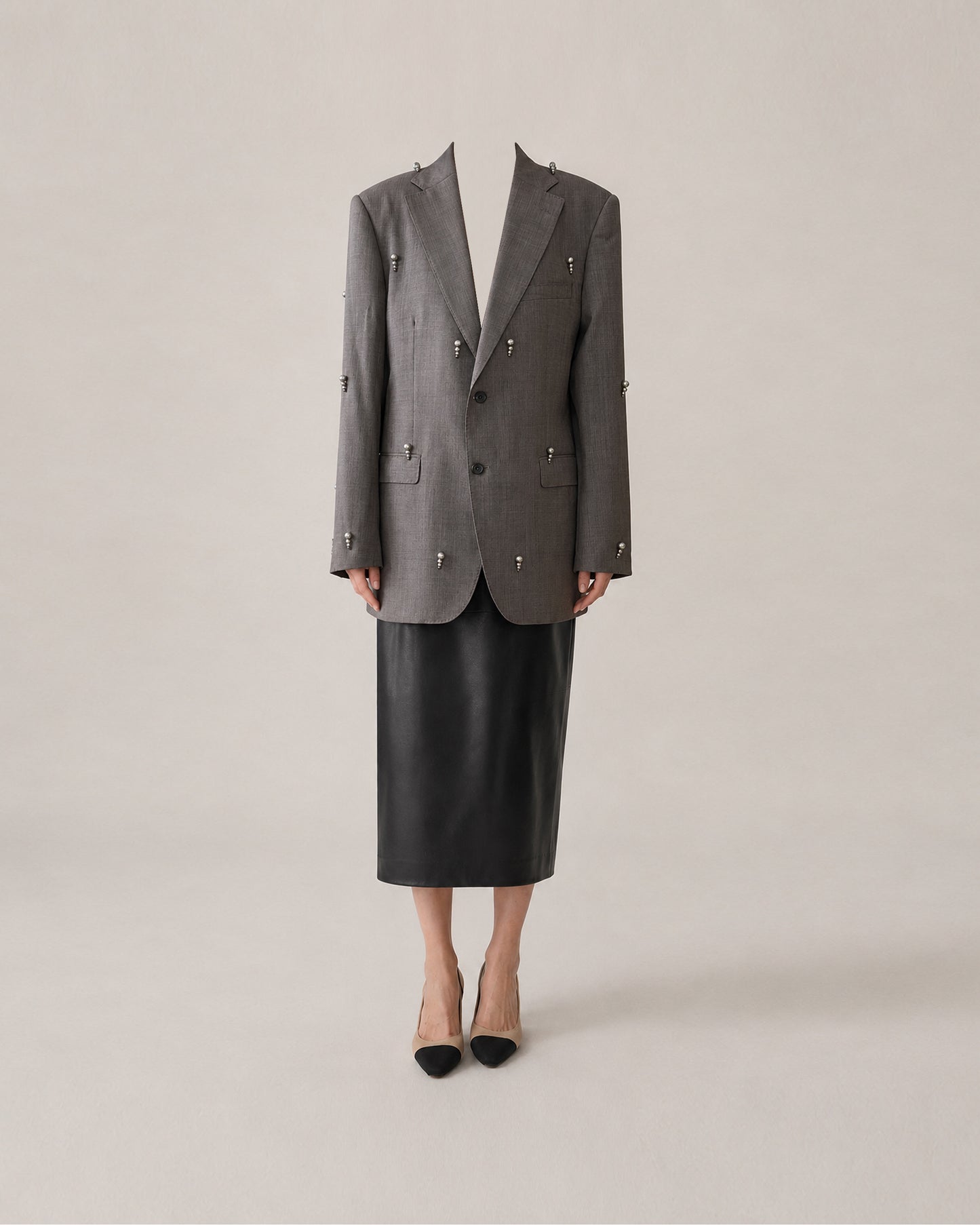 WOOL-SILK BLAZER (FITS S-XL)