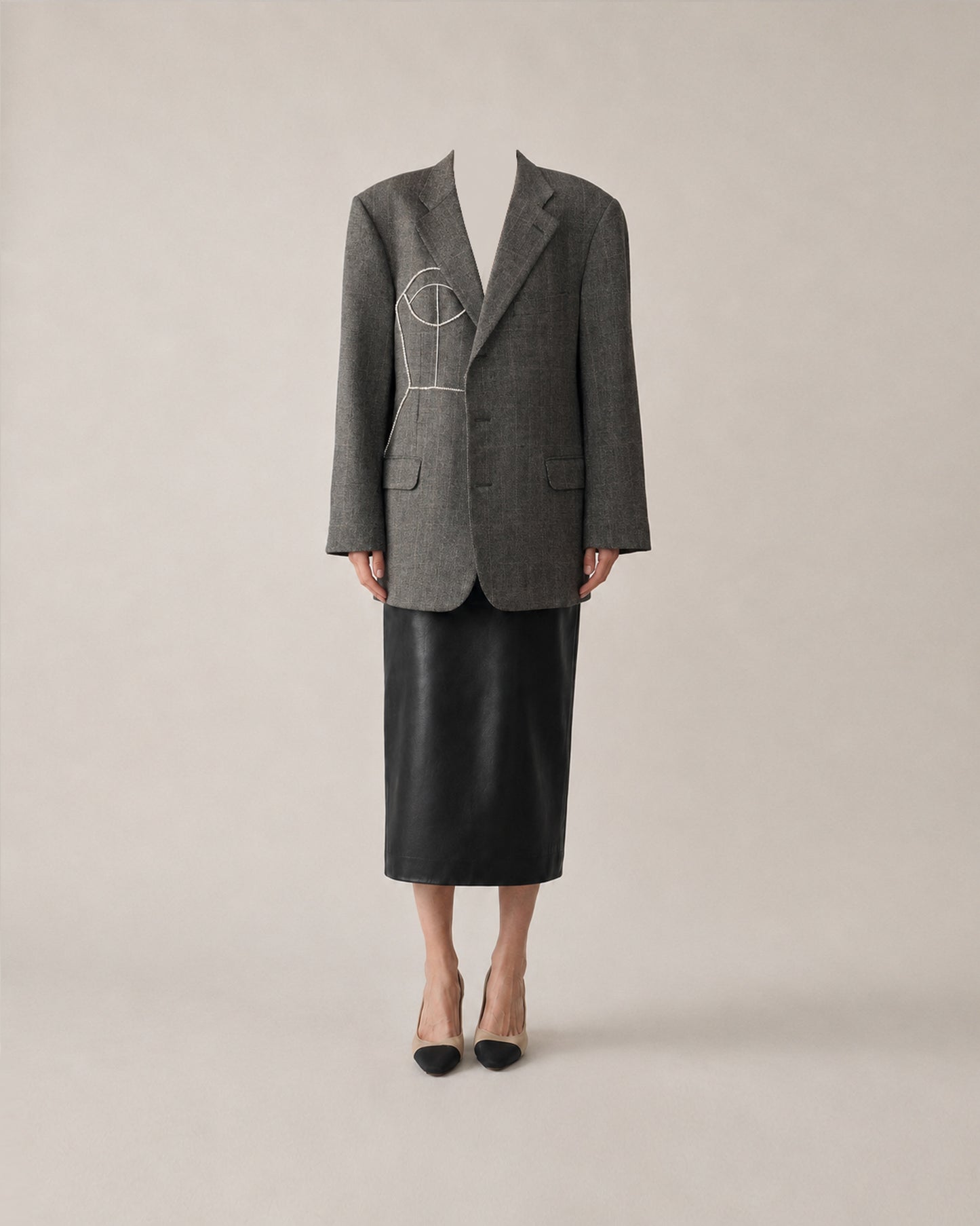 VINTAGE ERMENEGILDO ZEGNA WOOL-CASHMERE BLAZER (FITS S-XL)