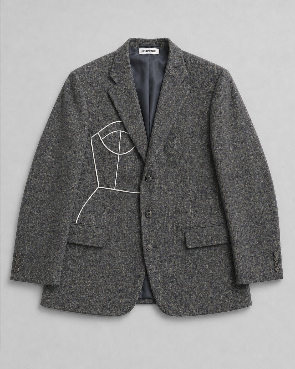 VINTAGE ERMENEGILDO ZEGNA WOOL-CASHMERE BLAZER (FITS S-XL)