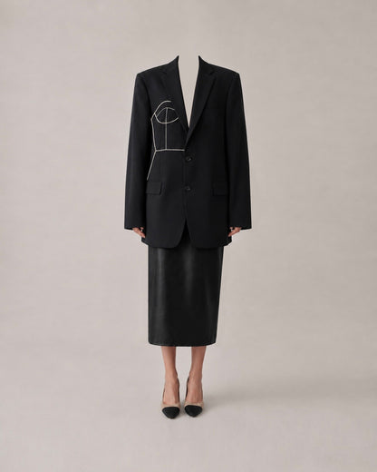 VINTAGE PURE MERINO WOOL BLAZER (FITS S-L)