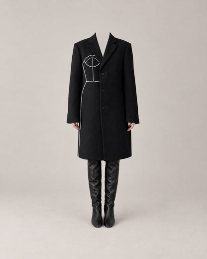 WOOL/CASHMERE COAT (FITS M-L)