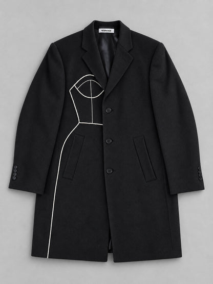WOOL/CASHMERE COAT (FITS M-L)