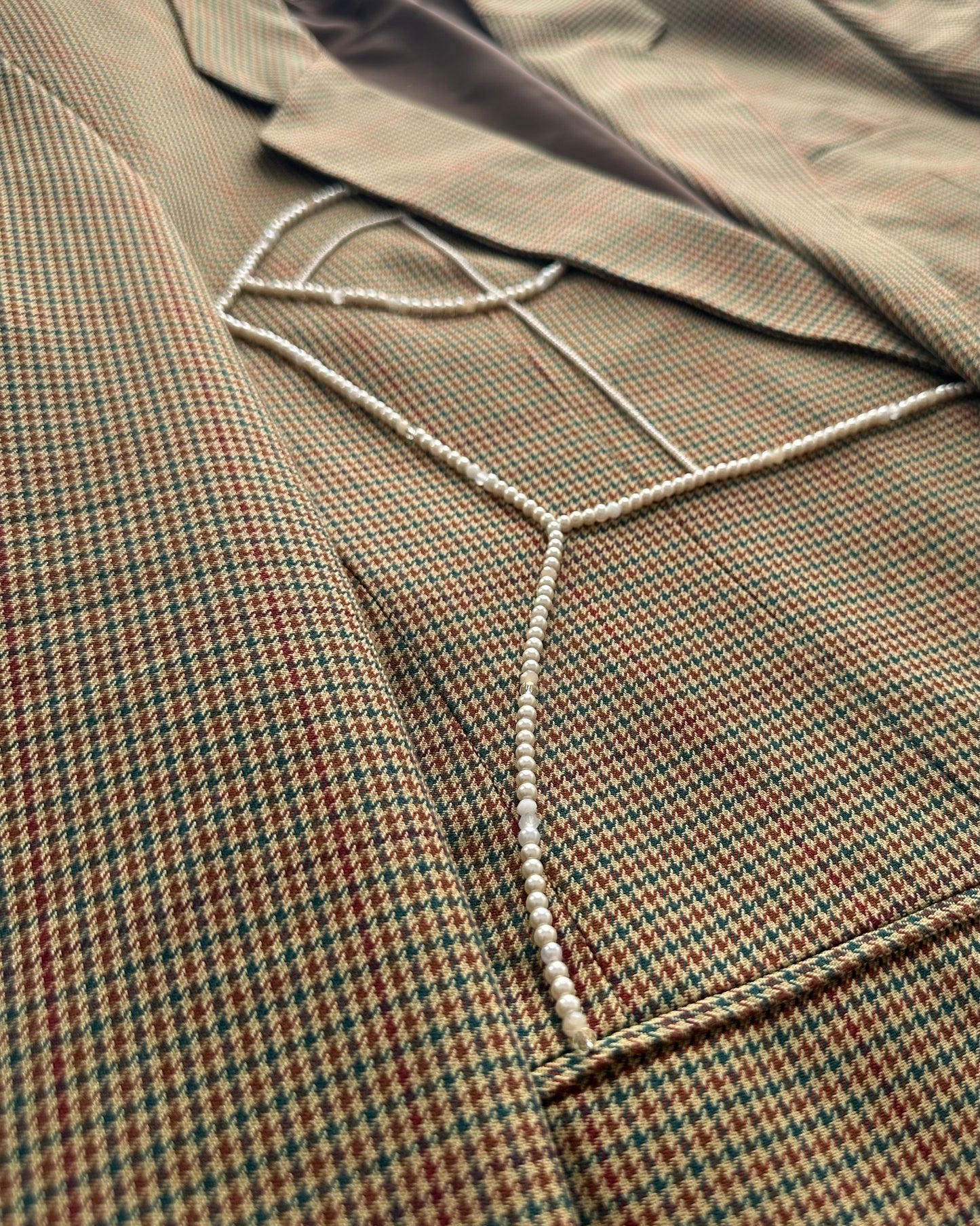 HOUNDSTOOTH WOOL BLAZER (FITS S-L)