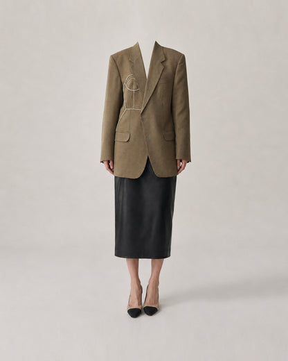 HOUNDSTOOTH WOOL BLAZER (FITS S-L)