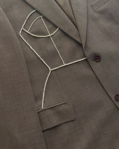 VINTAGE PURE WOOL BLAZER (FITS S-XL)